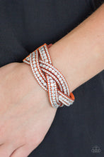 Load image into Gallery viewer, Paparazzi Accessories ⚘ Bring On The Bling - Orange Bracelet⚘ Flat Rate Ship $4.50 ⚘
