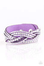 Load image into Gallery viewer, pittmanbling-and-jewelry-inc-presentsbring-on-the-bling-purple-bracelet-paparazzi-accessories
