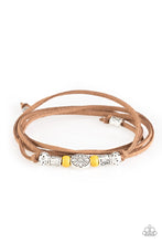 Load image into Gallery viewer, pittmanbling-and-jewelry-inc-presentsclear-a-path-yellow-bracelet-paparazzi-accessories
