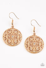 Load image into Gallery viewer, pittmanbling-and-jewelry-inc-presentsrochester-royale-gold-earrings-paparazzi-accessories
