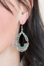 Load image into Gallery viewer, Paparazzi Accessories ⚘ Royal Engagement - Green Earrings⚘ Flat Rate Ship $4.50 ⚘
