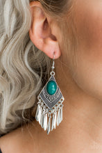 Load image into Gallery viewer, Paparazzi Accessories ⚘ Mostly Monte-ZUMBA - Green Earrings⚘ Flat Rate Ship $4.50 ⚘
