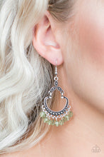 Load image into Gallery viewer, Paparazzi Accessories ⚘ Babe Alert - Green Earrings⚘ Flat Rate Ship $4.50 ⚘
