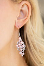 Load image into Gallery viewer, Paparazzi Accessories ⚘ Famous Fashion - Pink Earrings⚘ Flat Rate Ship $4.50 ⚘

