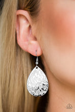 Load image into Gallery viewer, Paparazzi Accessories ⚘ Terra Incognita - Silver Earrings⚘ Flat Rate Ship $4.50 ⚘
