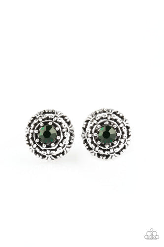 pittmanbling-and-jewelry-inc-presentscourtly-courtliness-green-post earrings-paparazzi-accessories