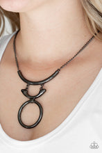 Load image into Gallery viewer, Paparazzi Accessories ⚘ Walk Like An Egyptian - Black Necklace⚘ Flat Rate Ship $4.50 ⚘
