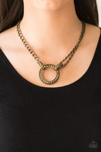 Load image into Gallery viewer, Paparazzi Accessories ⚘ Razzle Dazzle - Brass Necklace⚘ Flat Rate Ship $4.50 ⚘
