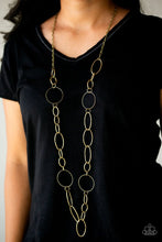 Load image into Gallery viewer, Paparazzi Accessories ❋Perfect MISMATCH - Brass Necklace❋ Flat Rate Ship $4.50❋
