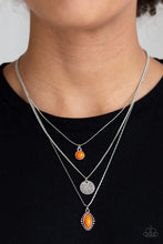 Load image into Gallery viewer, Paparazzi Accessories ⚘ Tide Drifter - Orange Necklace⚘ Flat Rate Ship $4.50 ⚘
