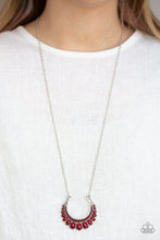 Load image into Gallery viewer, Paparazzi Accessories ⚘ Count To ZEN - Red Necklace⚘ Flat Rate Ship $4.50 ⚘
