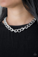 Load image into Gallery viewer, Paparazzi Accessories ⚘ Heavyweight Champion - Silver Necklace⚘ Flat Rate Ship $4.50 ⚘
