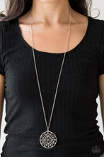 Load image into Gallery viewer, Paparazzi Accessories ❋Mandala Melody - Silver Necklace❋ Flat Rate Ship $4.50❋
