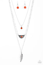 Load image into Gallery viewer, brought-to-you-by-pbjincsahara-sparrow-orange-necklace-paparazzi-accessories
