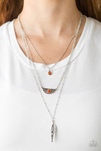 Load image into Gallery viewer, Paparazzi Accessories ❋Sahara Sparrow - Orange Necklace❋ Flat Rate Ship $4.50❋
