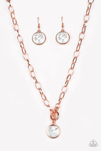 Load image into Gallery viewer, pittmanbling-and-jewelry-inc-presentsshe-sparkles-on-copper-necklace-paparazzi-accessories

