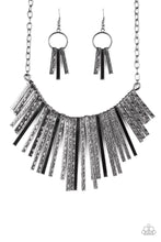 Load image into Gallery viewer, pittmanbling-and-jewelry-inc-presentswelcome-to-the-pack-black-necklace-paparazzi-accessories
