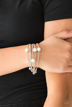 Load image into Gallery viewer, Paparazzi Accessories ⚘ Marvelously Magnetic - White Bracelet⚘ Flat Rate Ship $4.50 ⚘
