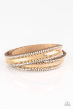 Load image into Gallery viewer, pittmanbling-and-jewelry-inc-presentsrocker-rivalry-gold-bracelet-paparazzi-accessories
