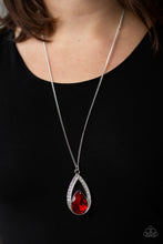 Load image into Gallery viewer, Paparazzi Accessories ⚘ Notorious Noble - Red Necklace⚘ Flat Rate Ship $4.50 ⚘

