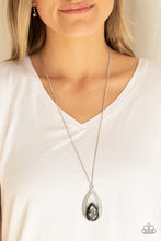 Load image into Gallery viewer, Paparazzi Accessories ⚘ Notorious Noble - Silver Necklace⚘ Flat Rate Ship $4.50 ⚘

