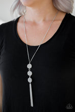 Load image into Gallery viewer, Paparazzi Accessories ⚘ Triple Shimmer - White Necklace⚘ Flat Rate Ship $4.50 ⚘
