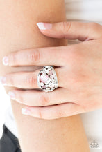 Load image into Gallery viewer, Paparazzi Accessories ⚘ FLUTTER Me Up - Pink Ring⚘ Flat Rate Ship $4.50 ⚘
