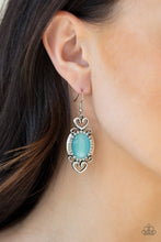 Load image into Gallery viewer, Paparazzi Accessories ⚘ Port Royal Princess - Blue Earrings⚘ Flat Rate Ship $4.50 ⚘
