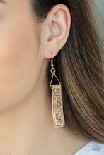 Load image into Gallery viewer, Paparazzi Accessories ⚘ Ancient Artifacts - Gold Earrings⚘ Flat Rate Ship $4.50 ⚘
