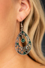 Load image into Gallery viewer, Paparazzi Accessories ❋Gotta Get That Glow - Green Earrings❋ Flat Rate Ship $4.50❋
