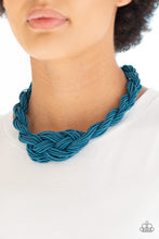 Load image into Gallery viewer, Paparazzi Accessories ⚘ A Standing Ovation - Blue Necklace⚘ Flat Rate Ship $4.50 ⚘
