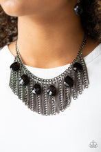 Load image into Gallery viewer, Paparazzi Accessories ⚘ Vixen Conviction - Black Necklace⚘ Flat Rate Ship $4.50 ⚘
