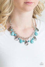 Load image into Gallery viewer, Paparazzi Accessories ⚘ Terra Tranquility - Blue Necklace⚘ Flat Rate Ship $4.50 ⚘
