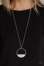 Load image into Gallery viewer, Paparazzi Accessories ⚘ Bet Your Bottom Dollar - Rose Gold Necklace⚘ Flat Rate Ship $4.50 ⚘
