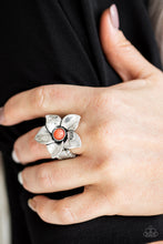 Load image into Gallery viewer, Paparazzi Accessories ⚘ Ask For Flowers - Orange Ring⚘ Flat Rate Ship $4.50 ⚘
