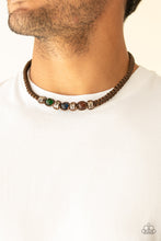 Load image into Gallery viewer, Paparazzi Accessories ⚘ The Great ALP - Brown Mens Necklace⚘ Flat Rate Ship $4.50 ⚘
