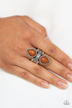 Load image into Gallery viewer, Paparazzi Accessories ⚘ New Age Leader - Brown Ring⚘ Flat Rate Ship $4.50 ⚘
