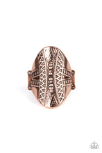 Load image into Gallery viewer, pittmanbling-and-jewelry-inc-presentsshields-up-copper-ring-paparazzi-accessories
