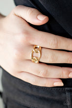 Load image into Gallery viewer, Paparazzi Accessories ⚘ Well Connected - Gold Ring⚘ Flat Rate Ship $4.50 ⚘
