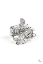 Load image into Gallery viewer, pittmanbling-and-jewelry-inc-presentsfull-of-flutter-silver-ring-paparazzi-accessories

