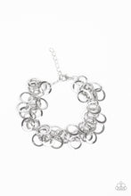 Load image into Gallery viewer, pittmanbling-and-jewelry-inc-presentsnoise-control-silver-bracelet-paparazzi-accessories
