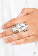 Load image into Gallery viewer, Paparazzi Accessories ⚘ Cherished Collection - White Ring⚘ Flat Rate Ship $4.50 ⚘

