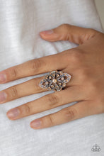 Load image into Gallery viewer, Paparazzi Accessories ⚘ Princess Priss - Brown Ring⚘ Flat Rate Ship $4.50 ⚘
