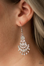 Load image into Gallery viewer, Paparazzi Accessories ⚘ Wheres The Limo? - White Earrings⚘ Flat Rate Ship $4.50 ⚘
