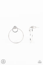 Load image into Gallery viewer, pittmanbling-and-jewelry-inc-presentsspin-cycle-silver-post earrings-paparazzi-accessories
