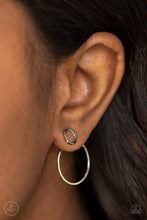 Load image into Gallery viewer, Paparazzi Accessories ⚘ Spin Cycle - Silver Post Earrings⚘ Flat Rate Ship $4.50 ⚘
