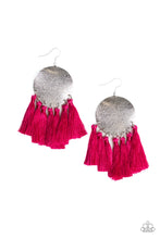 Load image into Gallery viewer, pittmanbling-and-jewelry-inc-presentstassel-tribute-pink-earrings-paparazzi-accessories
