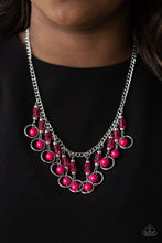 Load image into Gallery viewer, Paparazzi Accessories ⚘ Cool Cascade - Pink Necklace⚘ Flat Rate Ship $4.50 ⚘
