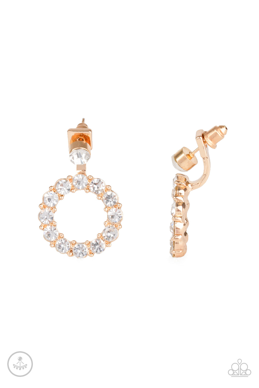 pittmanbling-and-jewelry-inc-presentsdiamond-halo-gold-post earrings-paparazzi-accessories