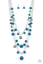 Load image into Gallery viewer, pittmanbling-and-jewelry-inc-presentsthe-partygoer-blue-necklace-paparazzi-accessories
